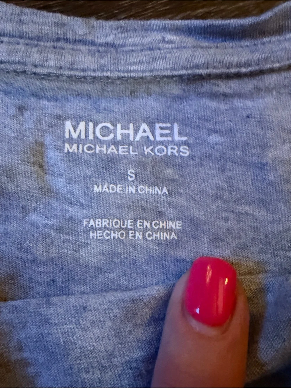 Michael Kors Studded Logo Tee – Women’s Small ✨
